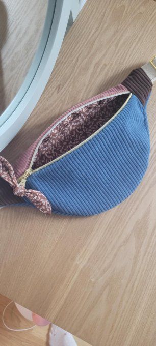 Sac banane velours  - Copie