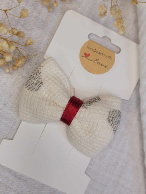 Barrette blanc