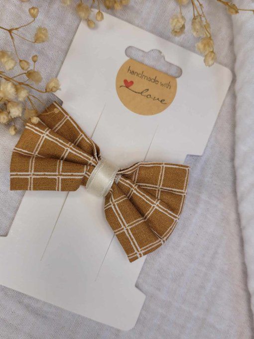 Barrette moutarde