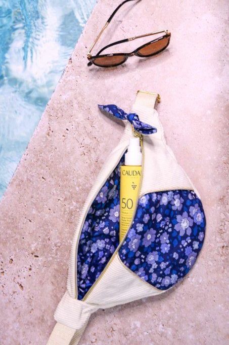 Sac banane velours/liberty